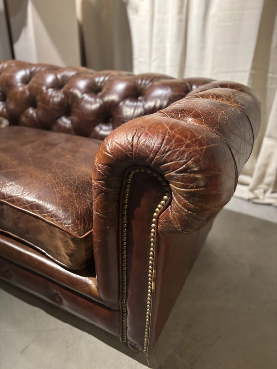 Image 1 of Chesterfield-Sofa von Ralph Lauren, 2,20 m breit