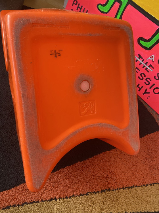 Image 1 of Chaise enfant Colani Zocker, orange, design années 70