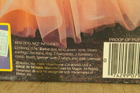 Image 1 of L'iconica Barbie Peaches 'n Cream n. 7926, Taiwan 1984