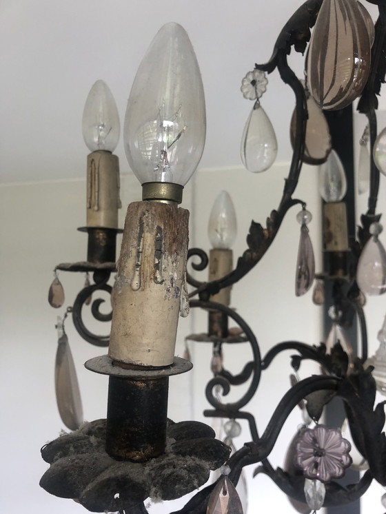 Image 1 of Kronleuchter aus Schmiedeeisen Italienisch