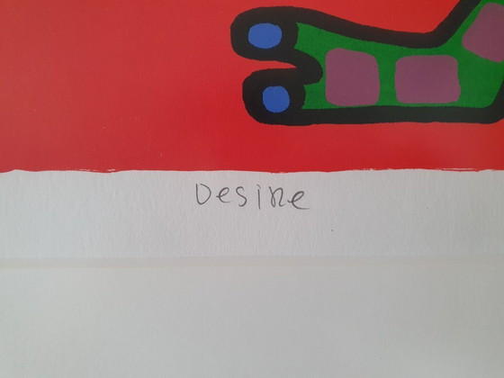 Image 1 of Screen print Ton Pret beautifully framed Desire
