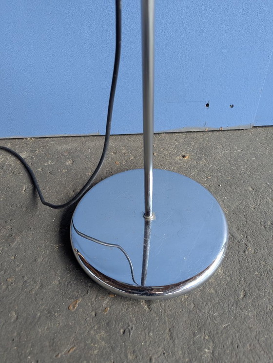 Image 1 of Mid century floorlamp - chrome & metal- 1970s