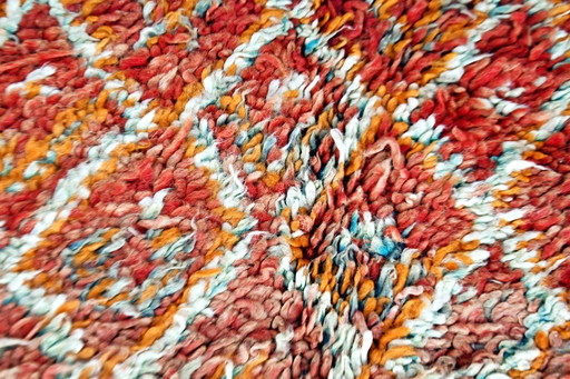 Vintage Marokkaanse Beni M'Guild vloerkleed - 350 x 195 cm