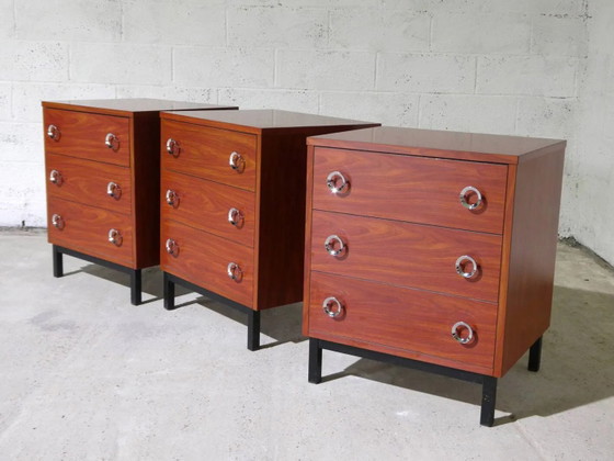 petite commode Formica, 1960 – Métal, Vintage (photo 4 of 8)