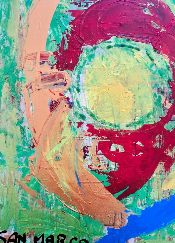 Image 1 of Enzo SAN MARCO - Cyclonic Mood - Artist painting