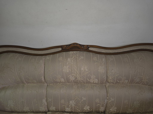 Divano stylo Lodovico xv, baroque, 3 pers