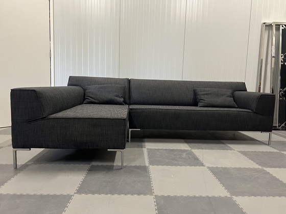 Image 1 of Design on stock bloq corner sofa fabric grey fox sofa modern