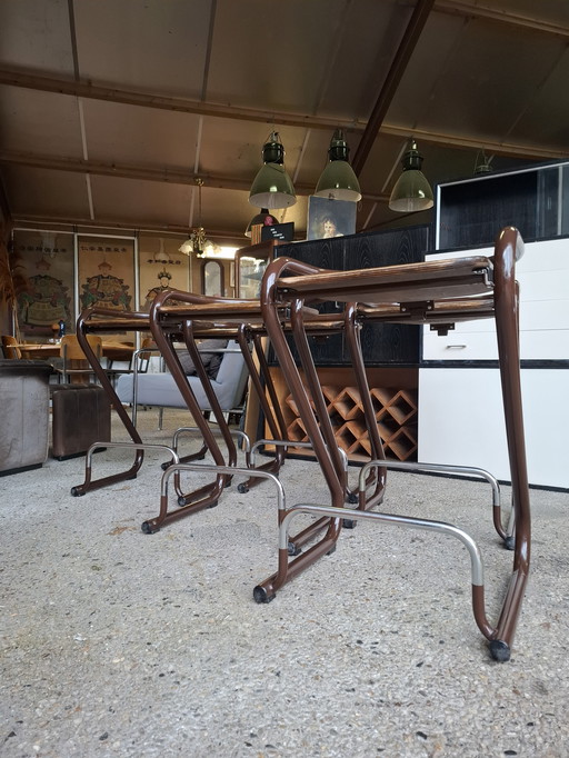 6 Vintage design Lammhults bar chair bar stool Börge Lindau & Bo Lindekrantz
