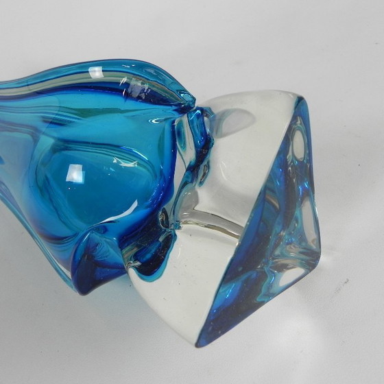 Image 1 of Vintage glass vase Val St. Lambert, 1950s