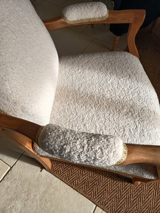 Image 1 of Fully restored Voltaire armchair