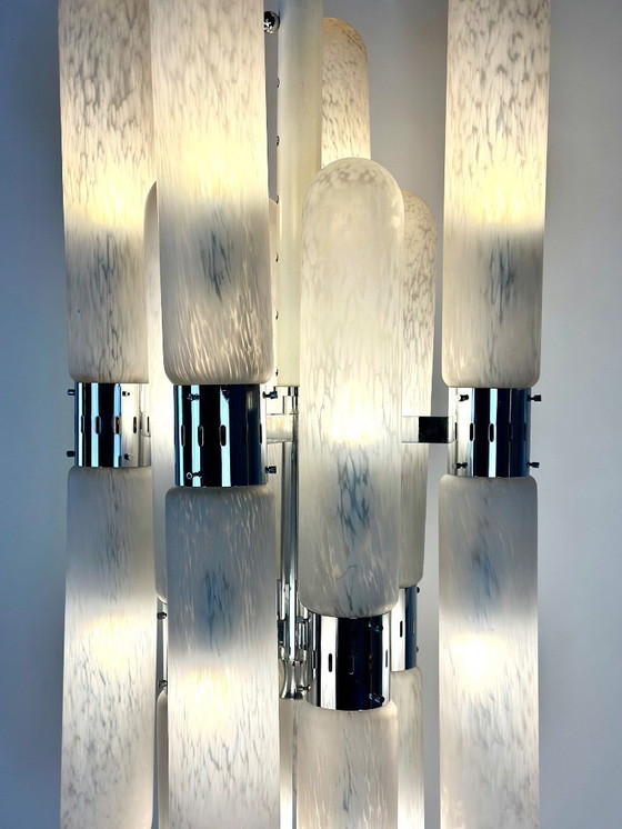 Image 1 of Lampadario italiano 1970 di Aldo NASON per Mazzega