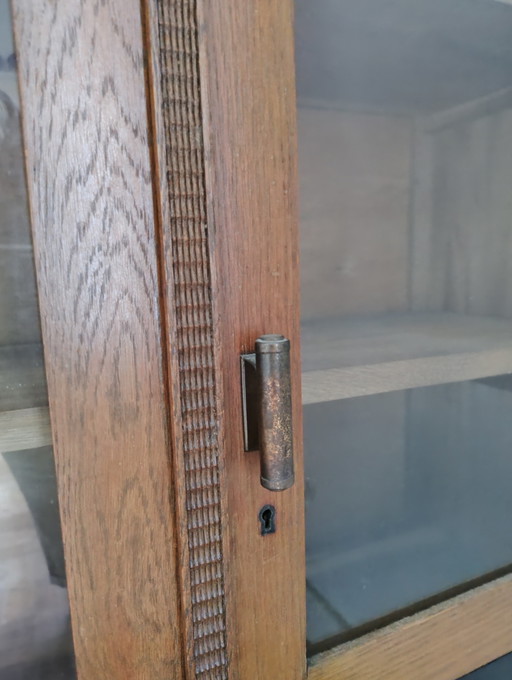 Armoire ancienne – vitrinekasten, Wood, Glass (photo 2 of 6)
