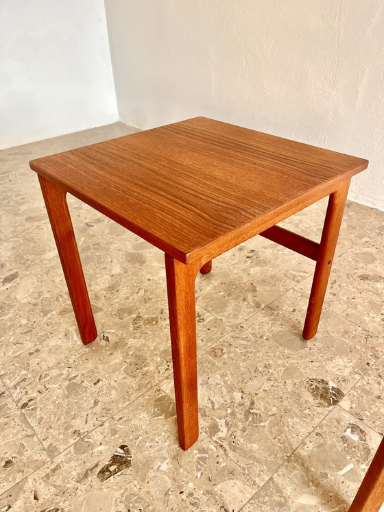 Image 1 of 2x Danish Modernism 1960s Side Tables Teak