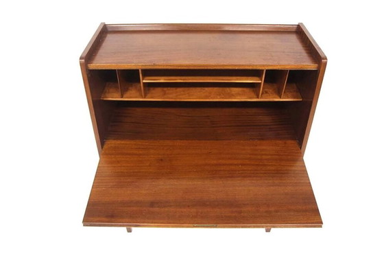 Image 1 of Scandinavian mahogany secretary desk, Sweden, 1950