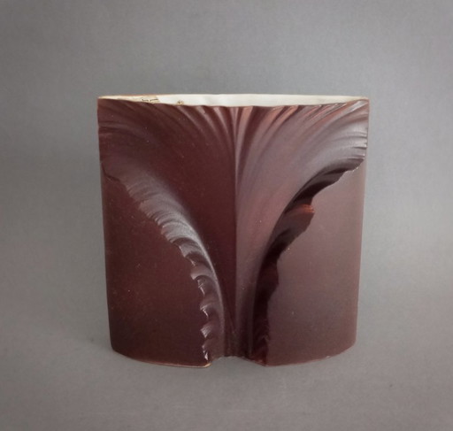 IDEA Industrial Arts Company modernist/brutalist vase 1985 designer Mária Viglási