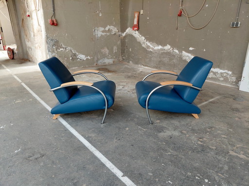 Gueldre 5470 | Cuir bleu vintage