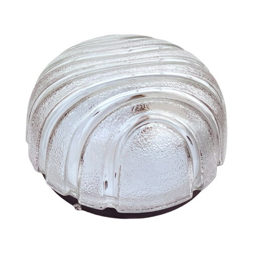 Glass Ceiling Lamp, Eickmeier Leuchten, Germany, 1970s