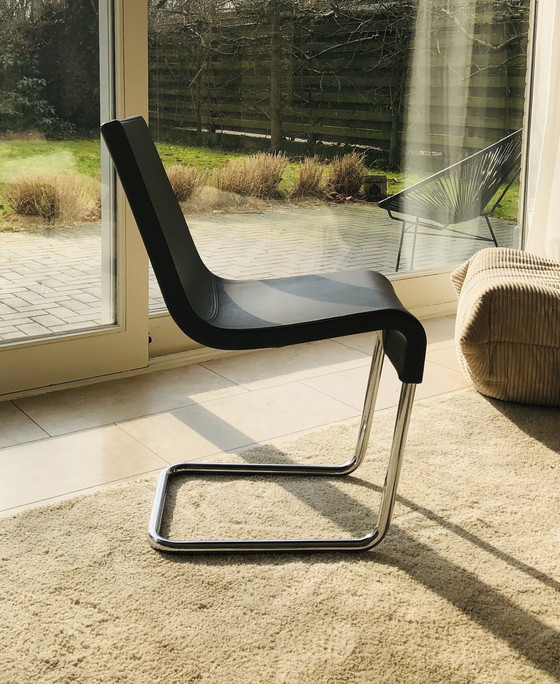 Image 1 of Bonaldo Skip Design Stühle - 8er Set - Italienisches Top Design in Leder und Chrom