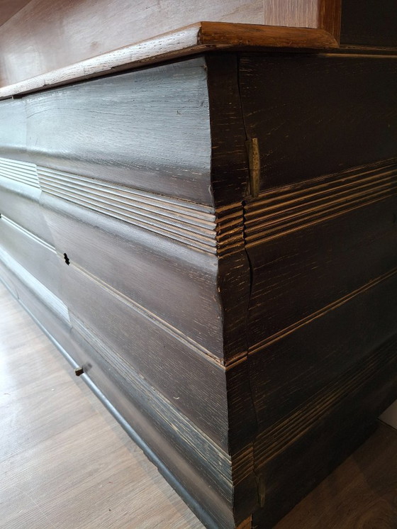 Image 1 of Rare Modernist sideboard 1950 Stamped, Maxime Meniel in Paris