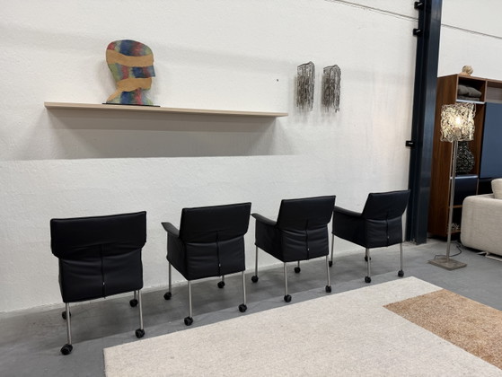 Image 1 of 4 Design on Stock Gola Dining Chair with Wheel Black