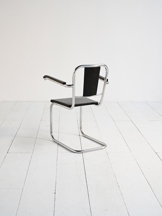 Image 1 of Scandinavische cantilever fauteuil in Bauhaus-stijl, jaren 30.