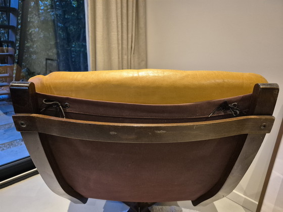 Image 1 of Prachtige Siesta fauteuil, ontworpen door de bekende Noorse ontwerper Ingmar Relling voor Westnova. Ergens tussen 1960-1970.
