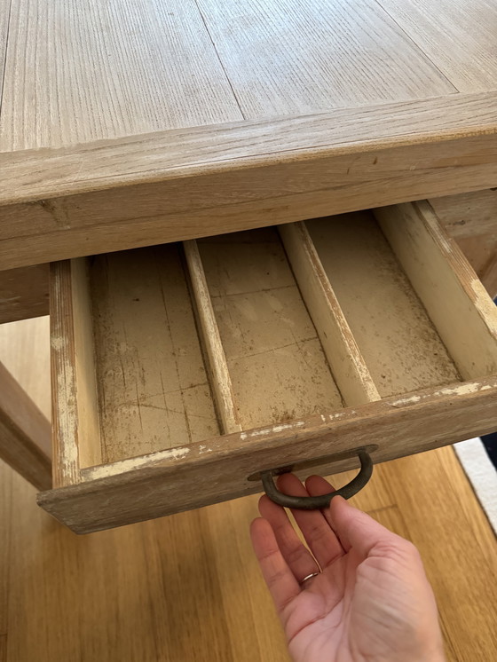 Image 1 of tavolo da pranzo in faggio massello