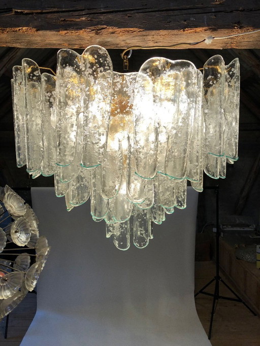 Barbini chandelier rare 1970’s by Alfredo Barbini