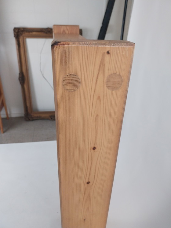 Image 1 of 1 x grand miroir suédois en pin des années 1970