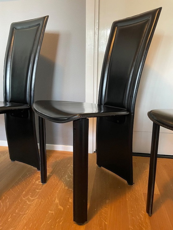 Image 1 of Leather dining room chairs