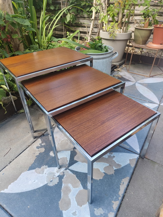Pastoe Braakman Nesting Set Mimiset – Bijzettafels, Metal, Wood (photo 7 of 7)