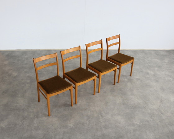 Image 1 of 4X Vintage Swedish Dining Chairs