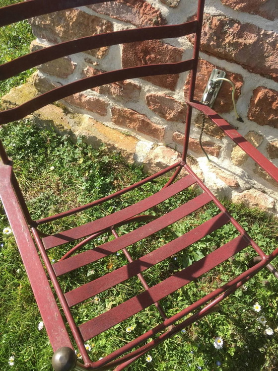 Smeedijzeren tuinmeubelset – Tuinmeubelen, Vintage (photo 5 of 9)