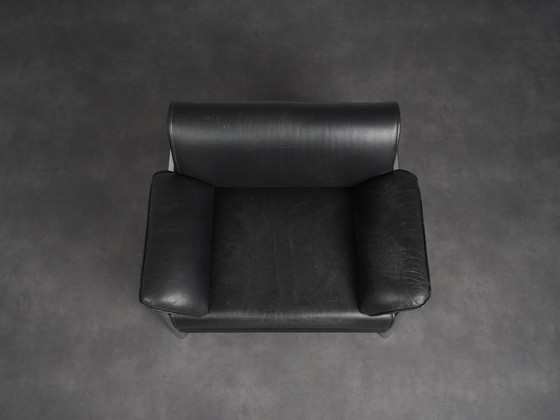 Leather and Chrome Lounge Chair, Italy, 1990s – Armchairs (photo 6 of 10)