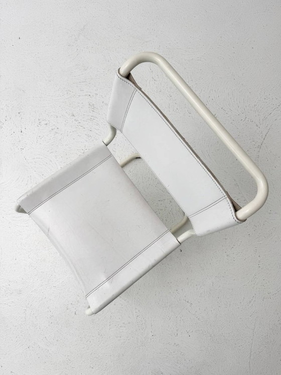 Image 1 of Set van 5 Thonet S33 volledig witte cantileverstoelen van Mart Stam, 1926