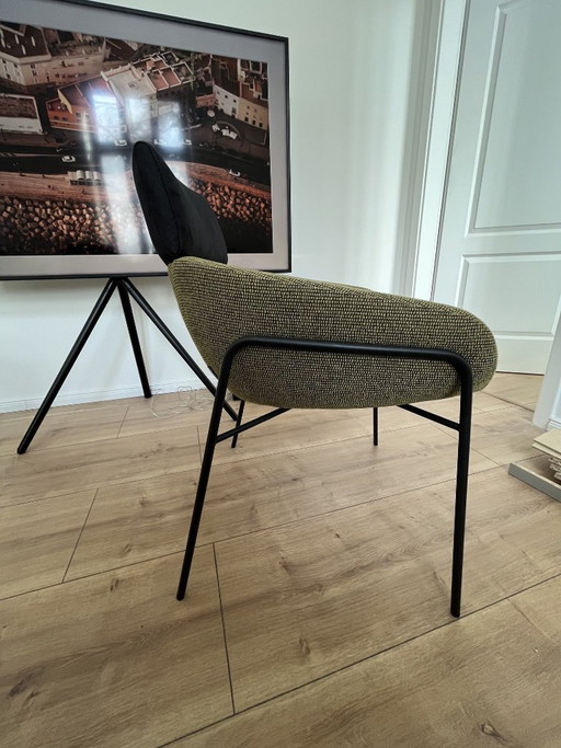 4x Venjakob Design-Stühle "Marleen" – Hochwertiger Stoffmix (Q2)