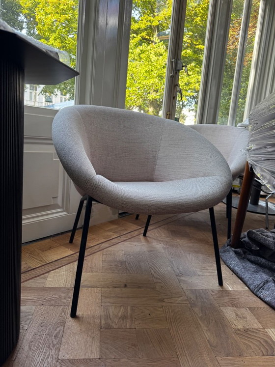 Walter Knoll Model 369-10 Side chairs X 2 – Wool (photo 4 of 5)