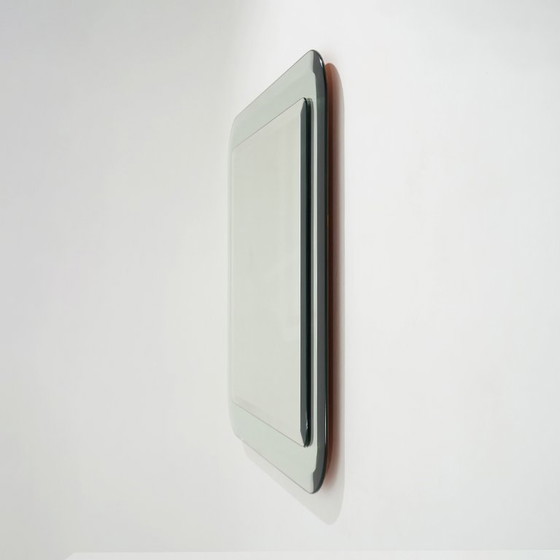 Quadratischer Wandspiegel mit abgeschrägten Kanten, 1970er Jahre – Glass (photo 4 of 11)