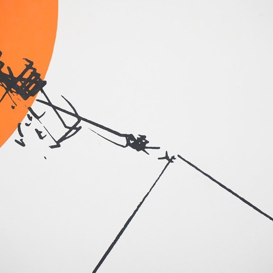 Image 1 of Emilio Scanavino, Siebdruck auf Karton, 1960er Jahre