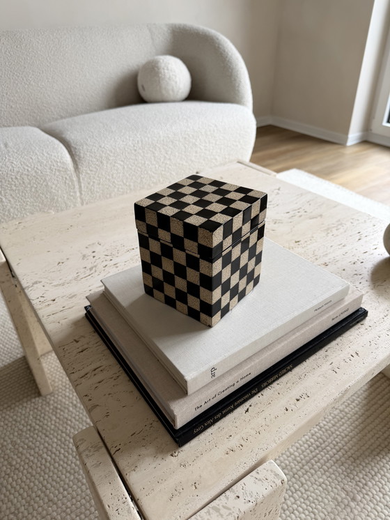 Image 1 of Vintage lak sieradendoos in postmoderne stijl, jaren 1970-1990.