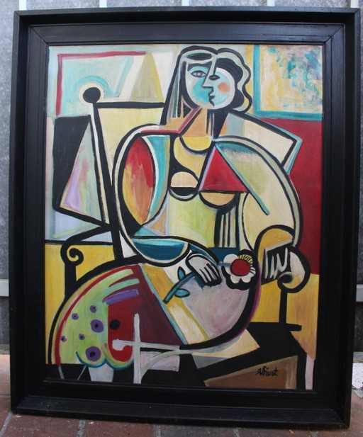 1932 Surrealism Pablo Picasso Acrylic on Board