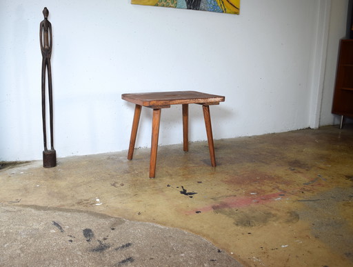 Sgabello Melk Antico Sgabello in legno vintage