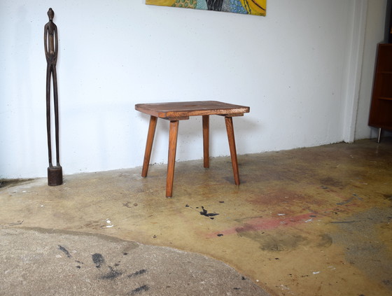 Image 1 of Antique Melk Stool Wooden Stool Vintage