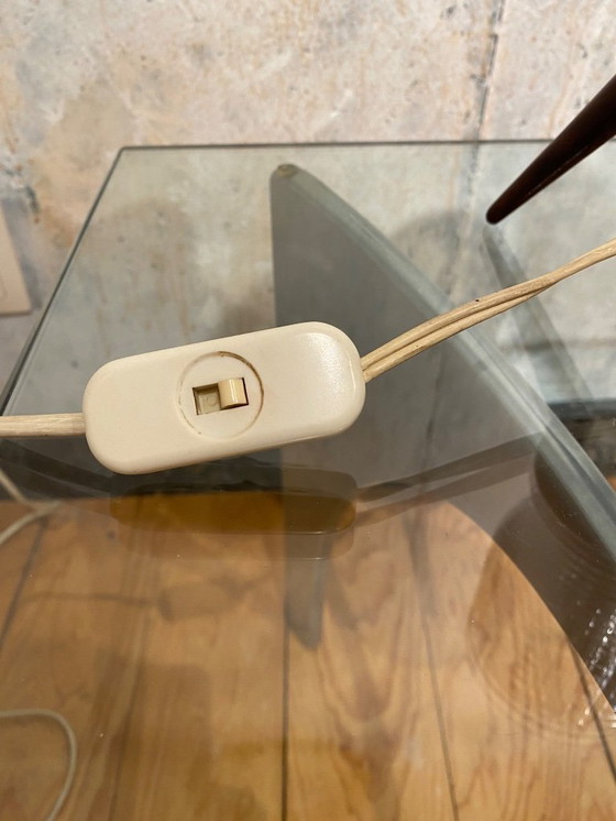 Image 1 of Vintage Tripod Lamp Teak 1950's