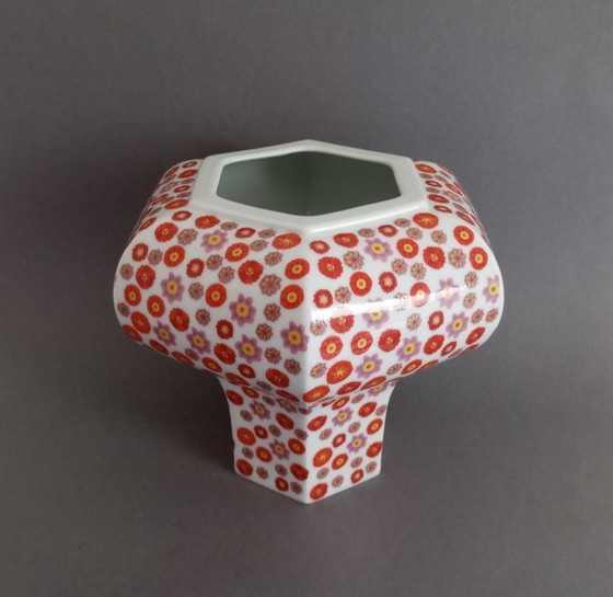 Image 1 of Rare Marco Zanini "Maragono" postmodern vase, Rosenthal 1980's