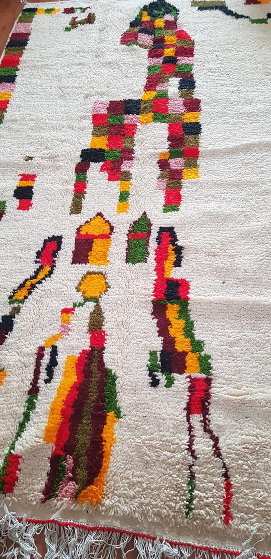 Image 1 of Handgeknoopt Berber kleed wol 255x150cm