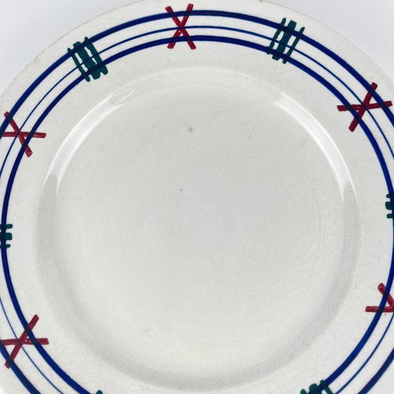 Image 1 of Rare round KG Lunéville "Tolosa" platter, 1910/1920
