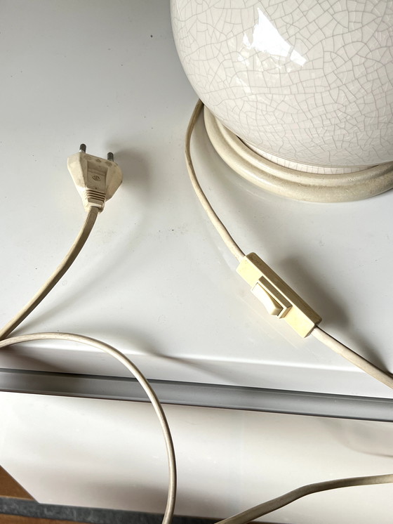 Image 1 of Lampada vintage in ceramica smaltata screpolata – anni '70