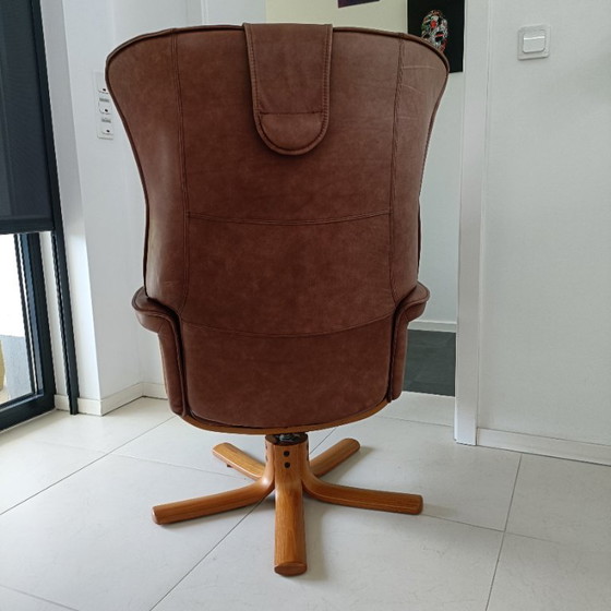Hjellegjerde Draaifauteuil Eighties – Hjellebjerge, Draaistoelen, Leather, Metal (photo 4 of 14)