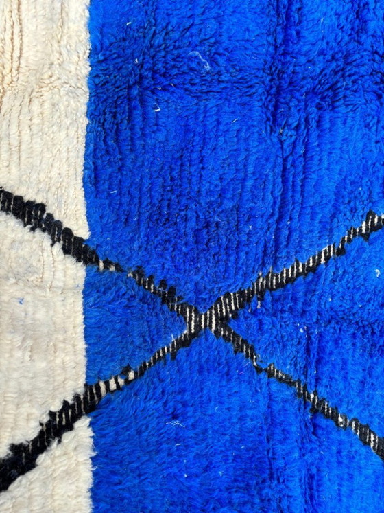 Alfombra bereber marroquí de lana natural de 250 cm x 200 cm. – Wool (photo 4 of 5)